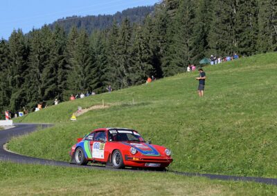 Porsche 911 SC Gazelle n° 313, Frank Servais / Konstantine Buxtorf, Rallye VHC Mont-Blanc 2023
