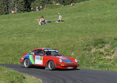 Porsche 911 SC Gazelle n° 313, Frank Servais / Konstantine Buxtorf, Rallye VHC Mont-Blanc 2023