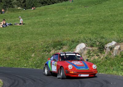 Porsche 911 SC Gazelle n° 313, Frank Servais / Konstantine Buxtorf, Rallye VHC Mont-Blanc 2023