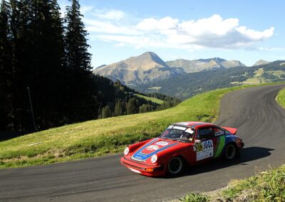 Porsche 911 SC Gazelle n° 313, Frank Servais / Konstantine Buxtorf, Rallye VHC Mont-Blanc 2023