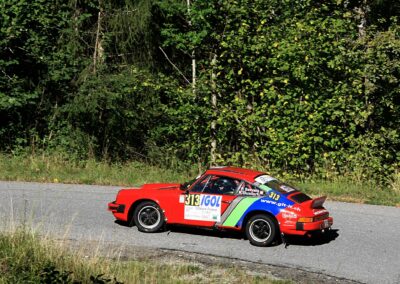 Porsche 911 SC Gazelle n° 313, Frank Servais / Konstantine Buxtorf, Rallye VHC Mont-Blanc 2023