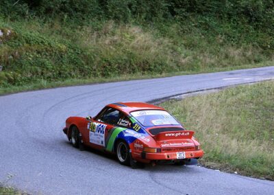 Porsche 911 SC Gazelle n° 313, Frank Servais / Konstantine Buxtorf, Rallye VHC Mont-Blanc 2023