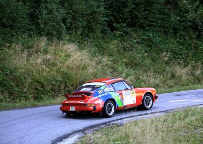 Porsche 911 SC Gazelle n° 313, Frank Servais / Konstantine Buxtorf, Rallye VHC Mont-Blanc 2023