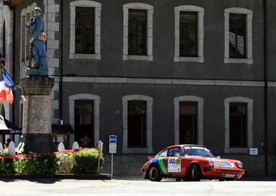 Porsche 911 SC Gazelle n° 313, Frank Servais / Konstantine Buxtorf, Rallye VHC Mont-Blanc 2023
