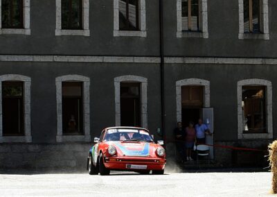 Porsche 911 SC Gazelle n° 313, Frank Servais / Konstantine Buxtorf, Rallye VHC Mont-Blanc 2023