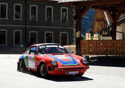 Porsche 911 SC Gazelle n° 313, Frank Servais / Konstantine Buxtorf, Rallye VHC Mont-Blanc 2023