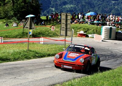 Porsche 911 SC Gazelle n° 313, Frank Servais / Konstantine Buxtorf, Rallye VHC Mont-Blanc 2023