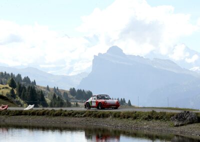 Porsche 911 SC Gazelle n° 313, Frank Servais / Konstantine Buxtorf, Rallye VHC Mont-Blanc 2023