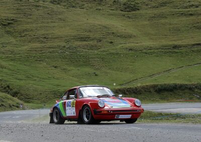 Porsche 911 SC Gazelle n° 313, Frank Servais / Konstantine Buxtorf, Rallye VHC Mont-Blanc 2023