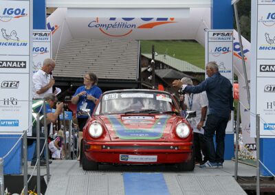 Porsche 911 SC Gazelle n° 313, Frank Servais / Konstantine Buxtorf, Rallye VHC Mont-Blanc 2023