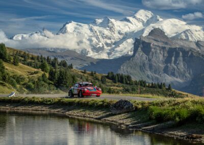 Porsche 911 SC Gazelle n° 313, Frank Servais / Konstantine Buxtorf, Rallye VHC Mont-Blanc 2023