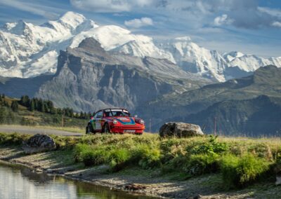 Porsche 911 SC Gazelle n° 313, Frank Servais / Konstantine Buxtorf, Rallye VHC Mont-Blanc 2023