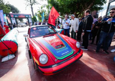 Maroc Historic Rally 2024, Porsche 911 de Frank Servais