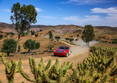 Maroc Historic Rally 2024, Porsche 911 de Frank Servais