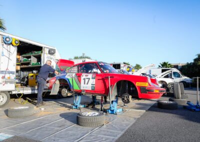 Maroc Historic Rally 2024, Porsche 911 de Frank Servais
