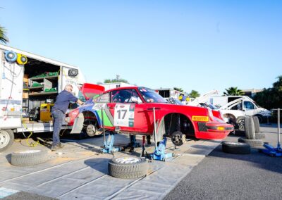 Maroc Historic Rally 2024, Porsche 911 de Frank Servais