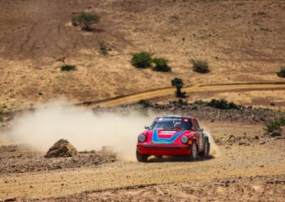 Maroc Historic Rally 2024, Porsche 911 de Frank Servais