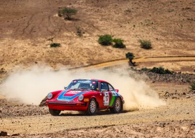 Maroc Historic Rally 2024, Porsche 911 de Frank Servais