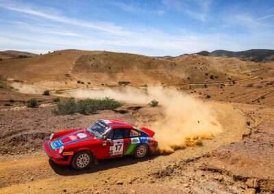 Maroc Historic Rally 2024, Porsche 911 de Frank Servais