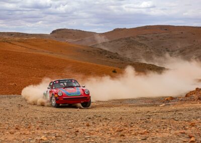 Maroc Historic Rally 2024, Porsche 911 de Frank Servais