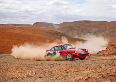 Maroc Historic Rally 2024, Porsche 911 de Frank Servais