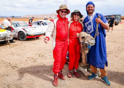 Maroc Historic Rally 2024, Porsche 911 de Frank Servais