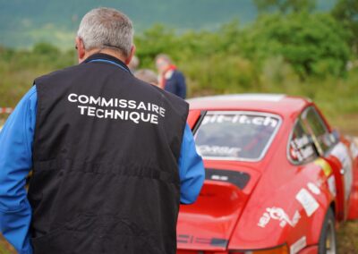Porsche 911 Carrera RS la Mémé n° 201, Frank Servais / Bernard Sandoz, Rallye du Pays de Seyssel 2024