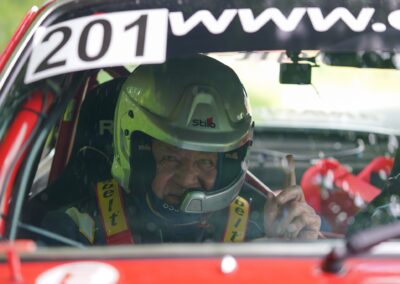 Porsche 911 Carrera RS la Mémé n° 201, Frank Servais / Bernard Sandoz, Rallye du Pays de Seyssel 2024