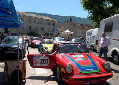 Porsche 911 SC Gazelle n° 207, Thomas Friedli / Konstantine Buxtorf, Rallye de la Drôme 2024