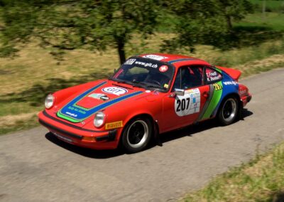 Porsche 911 SC Gazelle n° 207, Thomas Friedli / Konstantine Buxtorf, Rallye de la Drôme 2024