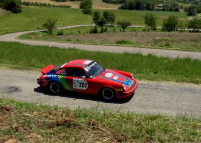 Porsche 911 SC Gazelle n° 207, Thomas Friedli / Konstantine Buxtorf, Rallye de la Drôme 2024