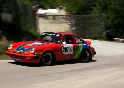 Porsche 911 SC Gazelle n° 207, Thomas Friedli / Konstantine Buxtorf, Rallye de la Drôme 2024