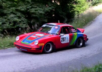 Porsche 911 SC Gazelle n° 207, Thomas Friedli / Konstantine Buxtorf, Rallye de la Drôme 2024