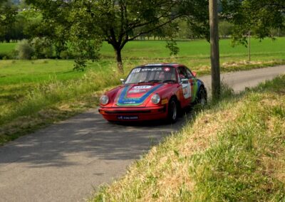 Porsche 911 SC Gazelle n° 207, Thomas Friedli / Konstantine Buxtorf, Rallye de la Drôme 2024
