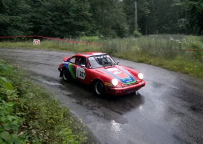Porsche 911 SC Gazelle n° 207, Thomas Friedli / Konstantine Buxtorf, Rallye de la Drôme 2024