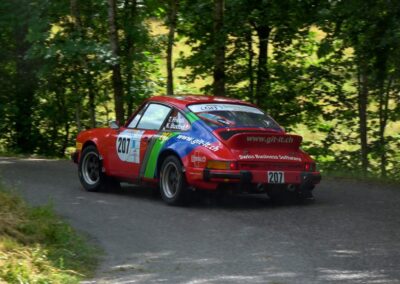 Porsche 911 SC Gazelle n° 207, Thomas Friedli / Konstantine Buxtorf, Rallye de la Drôme 2024