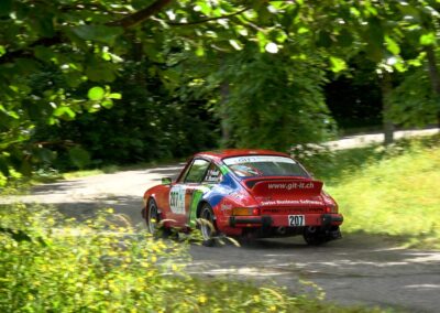 Porsche 911 SC Gazelle n° 207, Thomas Friedli / Konstantine Buxtorf, Rallye de la Drôme 2024