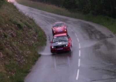 Porsche 911 Carrera RS la Mémé n° 209, Frank Servais / Bernard Sandoz, Rallye de la Drôme 2024