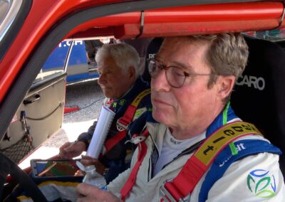 Porsche 911 Carrera RS la Mémé n° 209, Frank Servais / Bernard Sandoz, Rallye de la Drôme 2024