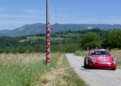 Porsche 911 Carrera RS la Mémé n° 209, Frank Servais / Bernard Sandoz, Rallye de la Drôme 2024