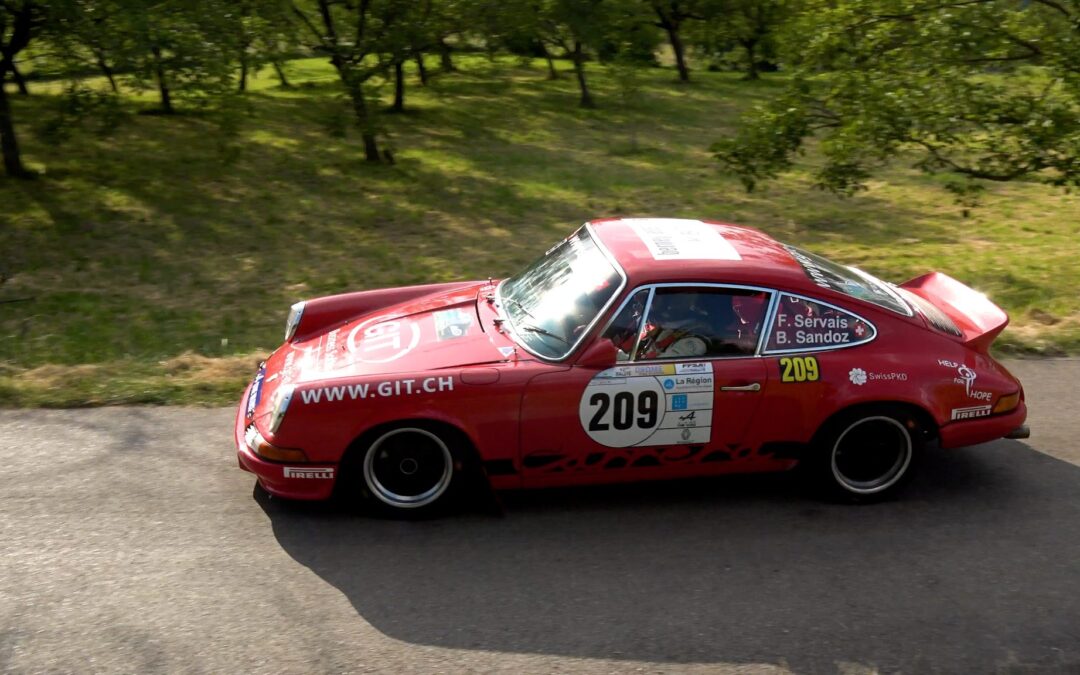 Rallye de la Drôme Paul Friedman 2024 : la Mémé 1re Porsche, Thomas 5e pour son premier rallye