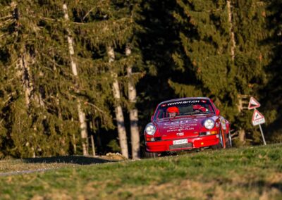 Porsche 911 Carrera RS la Mémé n° 215, Frank Servais / Jean Deriaz, Critérium Jurassien 2025
