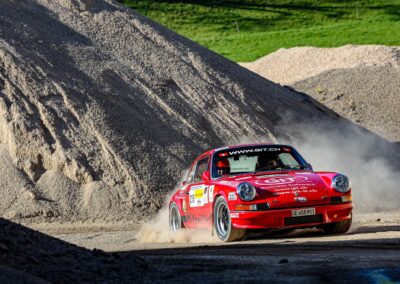 Porsche 911 Carrera RS la Mémé n° 215, Frank Servais / Jean Deriaz, Critérium Jurassien 2025
