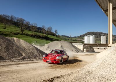 Porsche 911 Carrera RS la Mémé n° 215, Frank Servais / Jean Deriaz, Critérium Jurassien 2025