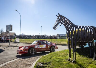 Porsche 911 Carrera RS la Mémé n° 215, Frank Servais / Jean Deriaz, Critérium Jurassien 2025
