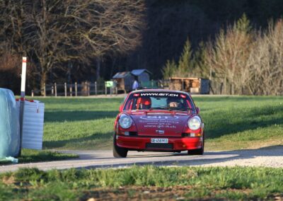Porsche 911 Carrera RS la Mémé n° 215, Frank Servais / Jean Deriaz, Critérium Jurassien 2025