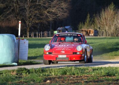 Porsche 911 Carrera RS la Mémé n° 215, Frank Servais / Jean Deriaz, Critérium Jurassien 2025