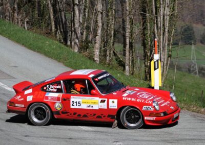 Porsche 911 Carrera RS la Mémé n° 215, Frank Servais / Jean Deriaz, Critérium Jurassien 2025