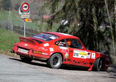 Porsche 911 Carrera RS la Mémé n° 215, Frank Servais / Jean Deriaz, Critérium Jurassien 2025