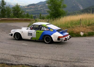 Porsche 911 n° 209, Frank Servais / Bernard Sandoz, Rallye de la Drôme 2025